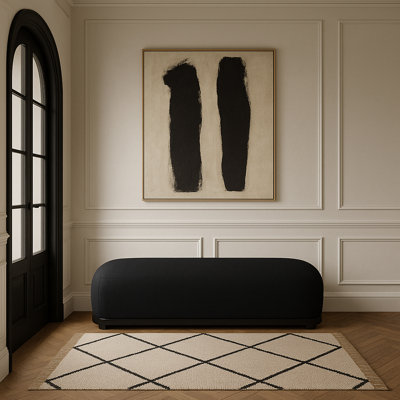 Banc en tissu Calum Chenille