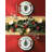 Spode Christmas Tree Serve Cranberry Server with Slotted Spoon