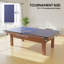 Plateau de table de ping-pong pliable 9 pi avec filet de conversion