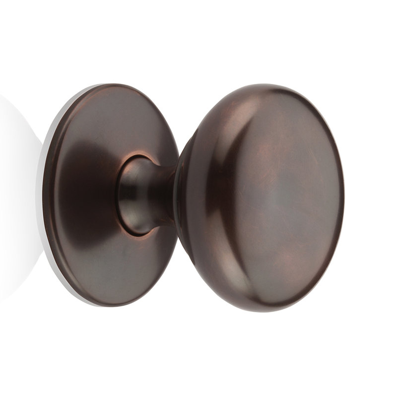 Poignée champignon Mulberry, Nickel brossé, H 1,5 po x l 1,48 po x P 1,48 po