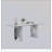 0.47" Thick Sintered Stone Composite Tempered Glass Top Rectangular Dining Table