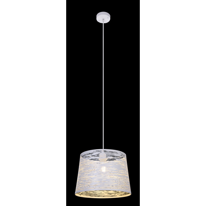 Makenna 1 - Light Single Pendant, White