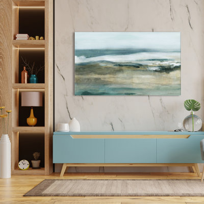 " Moody Seas I " by Carol Robinson Painting Print