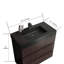 Meuble-lavabo autoportant moderne avec lavabo sans drain et robinet