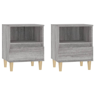 Jaiman 40cm W Solid Wood Bedside Table
