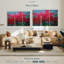 «Vivid Blooming Happiness», 3 pièces-356887337