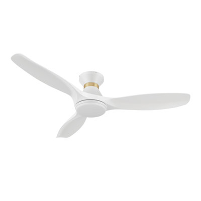 52'' Smart DC Motor Ceiling Fan with Light, Remote Control