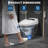 Smart Elongated One-Piece Toilet, Heated Bidet Seat, Foot Sensor Flushing, Warm Air Dryer & Remote Control