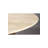 Dining Table Round Stone Top Solid Wood Base Dining Table