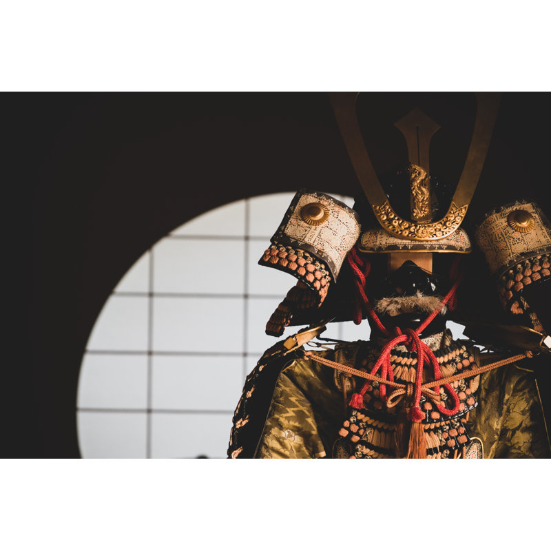 Samurai Armor - Wrapped Canvas Print, 30cm H x 46cm W x 3.8cm D