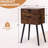Coldiron Drawer Mid-Century Nightstand-434572660