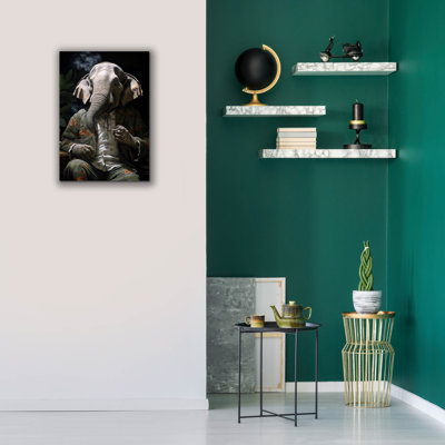 Bungalow Rose 'Philosophers Repose' by r3darch0n Canvas Wall Art