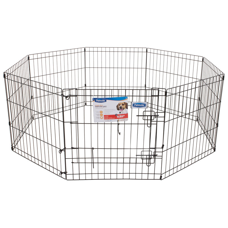 Panel Metal Exercise Pen With Door, X-Small (24" H x 24" W)