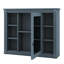 Armoire de salle de bain murale avec miroir, armoire à pharmacie murale 35 po x 28 po, armoire de rangement de salle de bain avec 1 porte et 6 tablettes ouvertes-1508940734