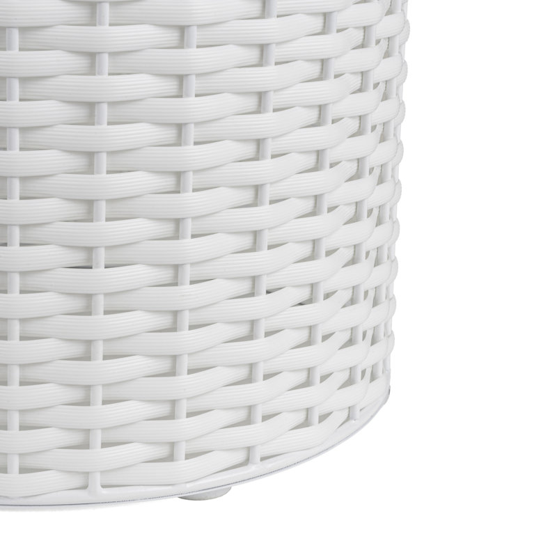 Cecil Open Waste Basket - 4.13 Gallons, White