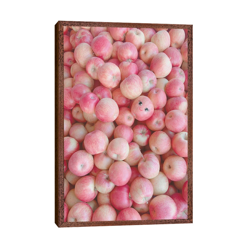 Apple Of My Eye by Erin Summer - Print on Canvas, Classic Brown Wood Framed, 66.04cm H x 45.72cm W x 3.81cm D