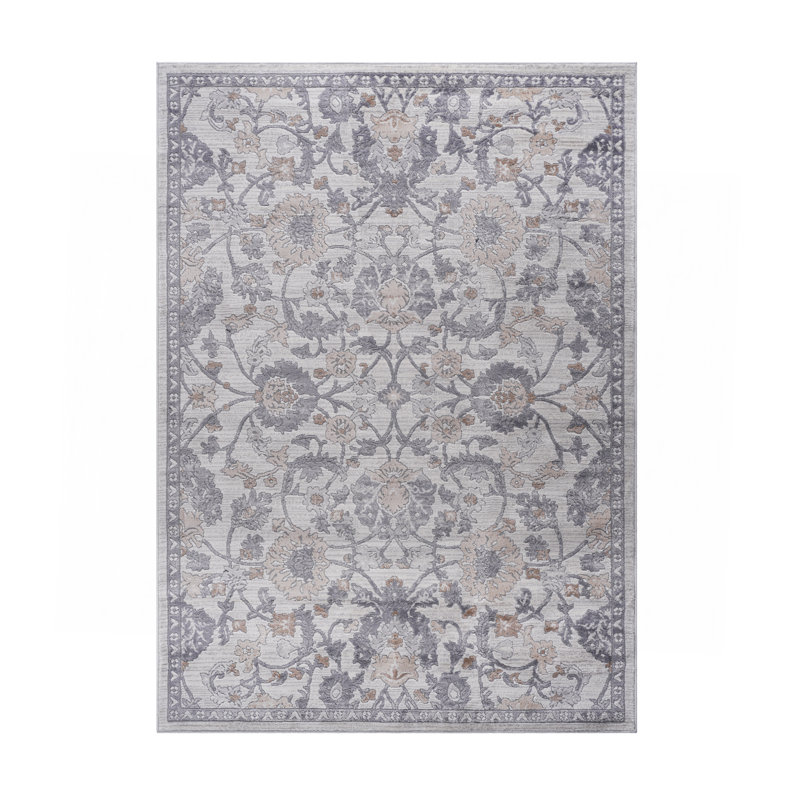 Tapis sable / ivoire / oriental, Rectangle 7 pi 9 po x 10 pi