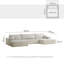 6 Seater Reclining Corner Sectional-1797393820