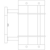 Valencia 1 - Light Flush Mounted Sconce
