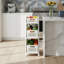 82 cm H x 28 cm W Utility Cart with Wheels-123994430