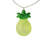 10-Count Green Pineapple LED String Lights - 4.5ft Clear Wire