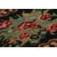 Tapis vintage rose Tulu avec médaillon floral polychromatique - Tapis et kilim