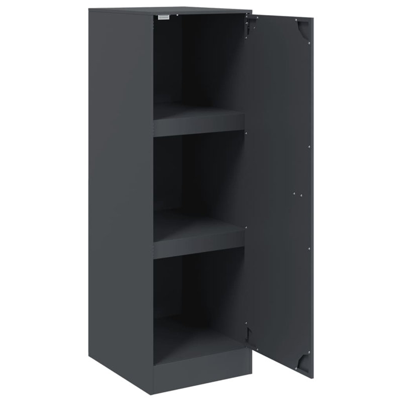 Alyda Steel Accent Cabinet, Anthracite