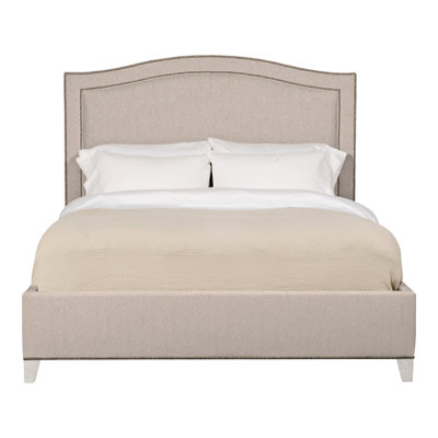 Caroline/Casey Queen Upholstered Low Profile Panel Bed