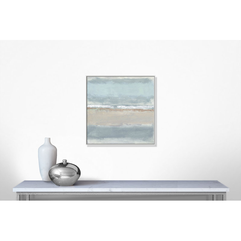 Dandelion 1 - Cadre flottant, reproduction d'art sur toile, Blanc, H 36 po x l 36 po x P 2 po