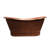 70.25'' x 31.62'' Freestanding Soaking Copper Bathtub