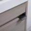 Ensemble de meuble-lavabo simple 16 po gris