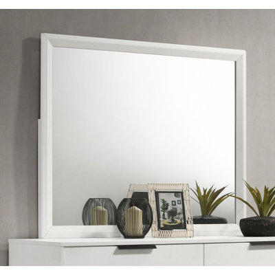 Miroir pour commode Clancy - blanc