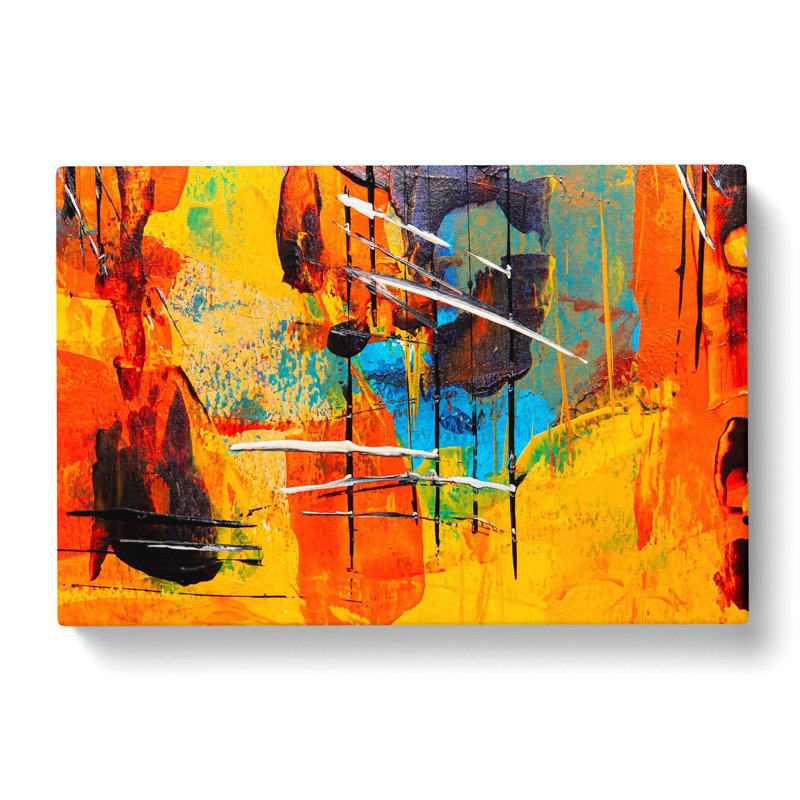 Abstract Vol.474 by S.Johnson - Wall Art, 35cm H x 50cm W x 3cm D, Unframed