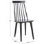 Chaise d'appoint en bois massif Rolde