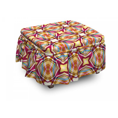 Housse pour repose-pieds vibrant