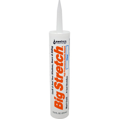 Sashco 10006 10.5 Oz. Clear Big Stretch-12PK