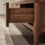 Meuble télé moderne et simple avec rangement en noyer noir-108985458