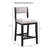 Barcelona Upholstered Counter Stool with Solid Wood Frame-101432902