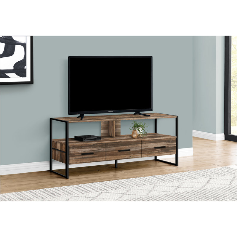 Aija TV Stand for TVs, Brown