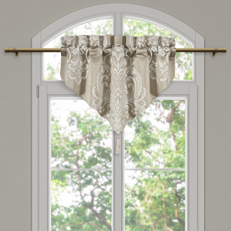 Potenza Window Ascot Valance, Sand