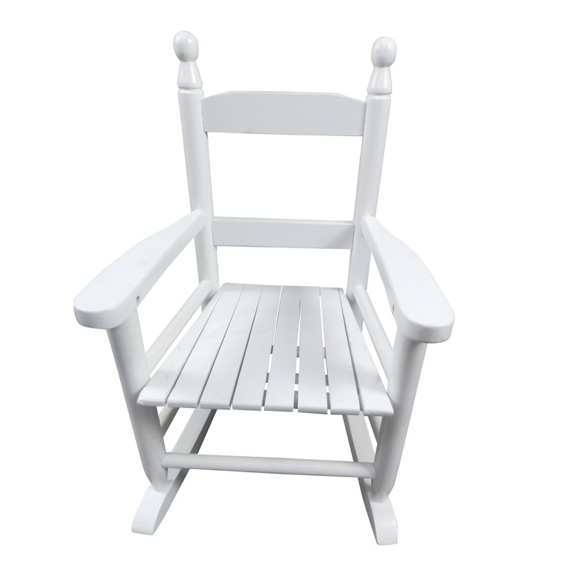 Chaise berçante pour enfants, Blanc