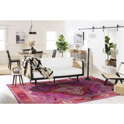 Blokzijl Hand-Tufted Wool Red Area Rug