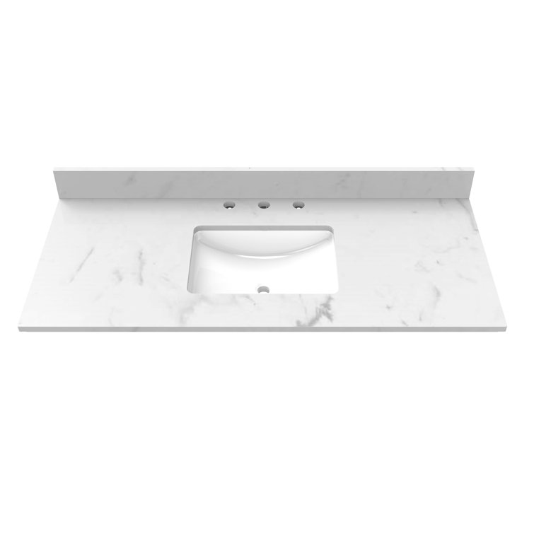 49" Single Bathroom Vanity Top with Sink