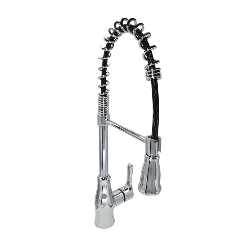 Lulani Bora Bora Pull Down Single Handle Kitchen Faucet, Chrome