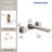2 Handle 3-Hole Wall Mounted Roman Tub Faucet-125401144