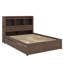 Lit plateforme double avec tablettes coulissantes-2104864116