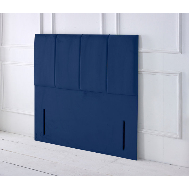 Upholstered Headboard, Blue, Single (3')