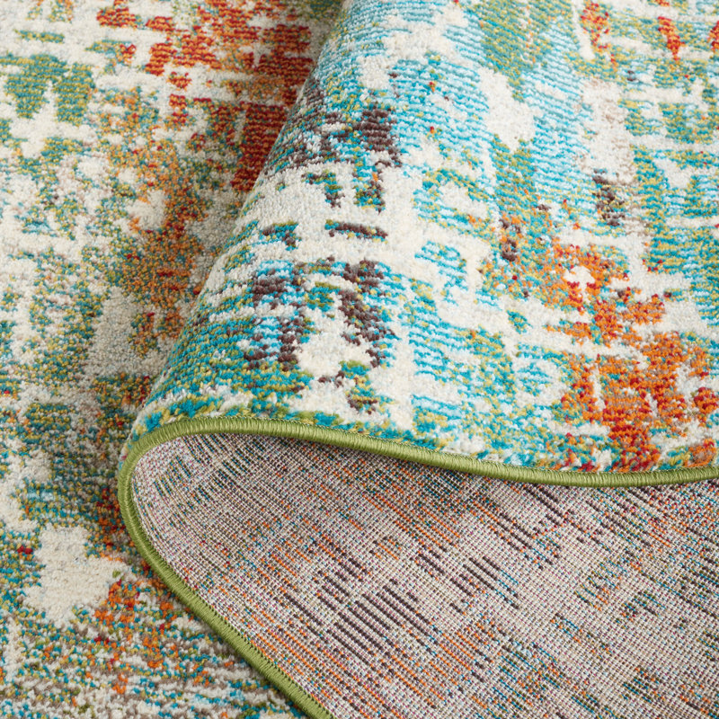 Madison Performance Abstract Rug, Rectangle 5'3" x 7'6"