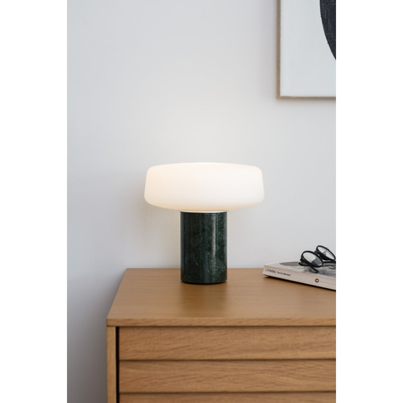 Solid LED Table Lamp, Serpentine Green, 9W