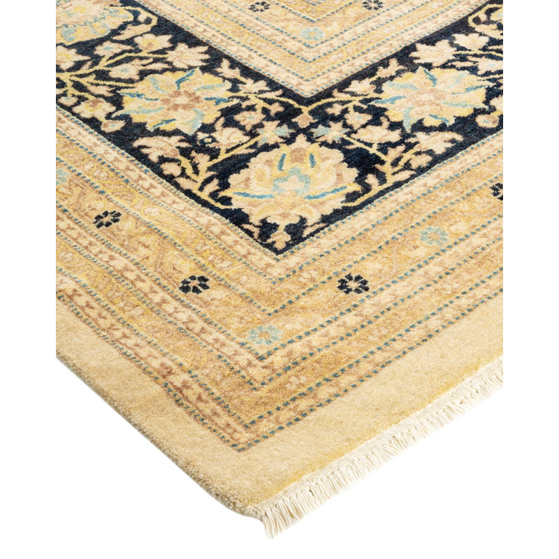 Classic One-of-a-Kind 9' 4" X 9' 6" Hand Knotted Area Rug